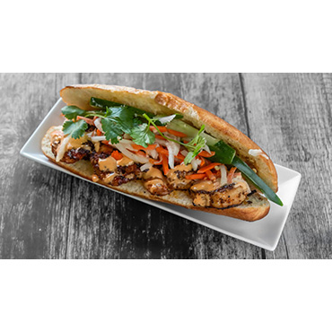 Banhdicted cajun shrimp Banh Mi
