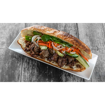 Banhdicted lemongrassbeef banh mi